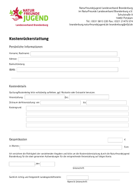 Kostenrueckerstattung